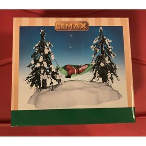 Lemax Christmas Village Swinging Santa (Hammock)